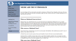 Desktop Screenshot of iowa-medicaidtrusts.com