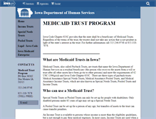 Tablet Screenshot of iowa-medicaidtrusts.com